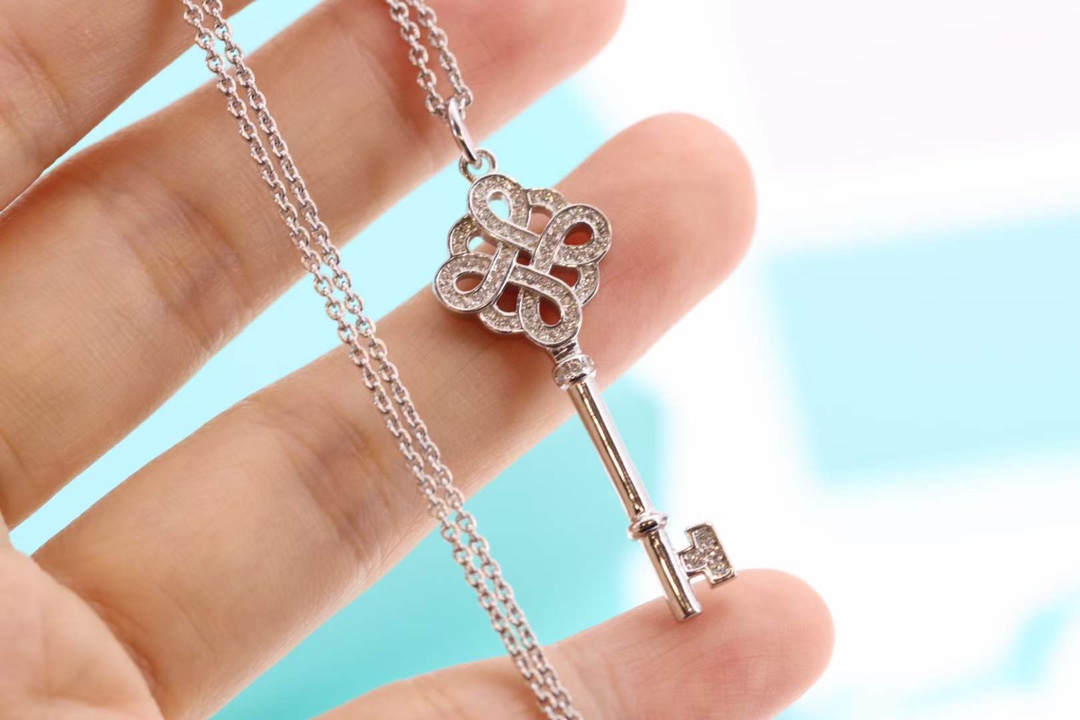 Tiffany & Co. Tiffany&Co.中国结钥匙项链 纯银