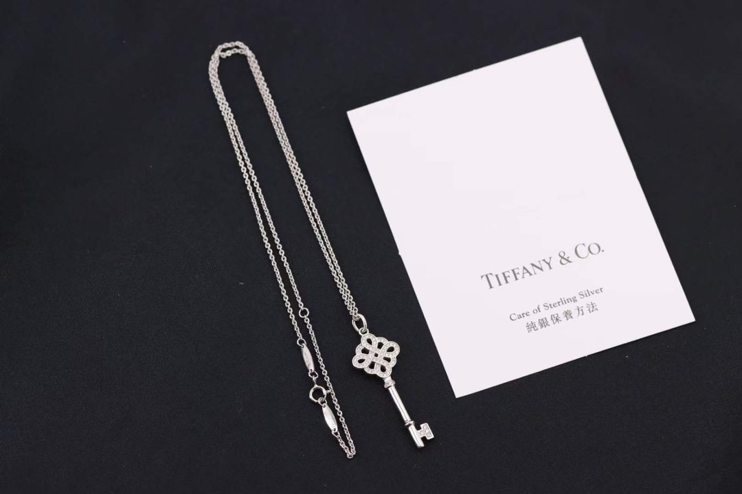 Tiffany & Co. Tiffany&Co.中国结钥匙项链 纯银