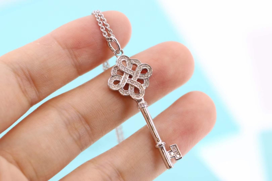 Tiffany & Co. Tiffany&Co.中国结钥匙项链 纯银