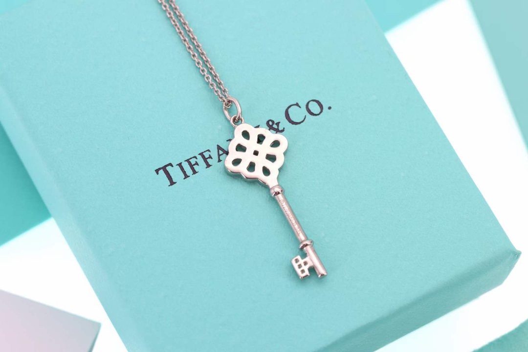 Tiffany & Co. Tiffany&Co.中国结钥匙项链 纯银