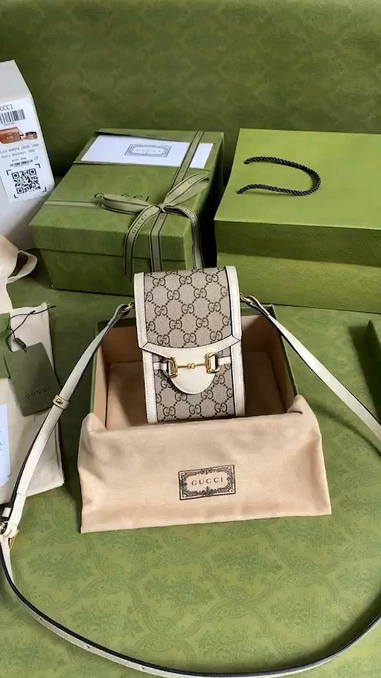 Gucci Crossbody & Shoulder Bags Mini Bags White 1955