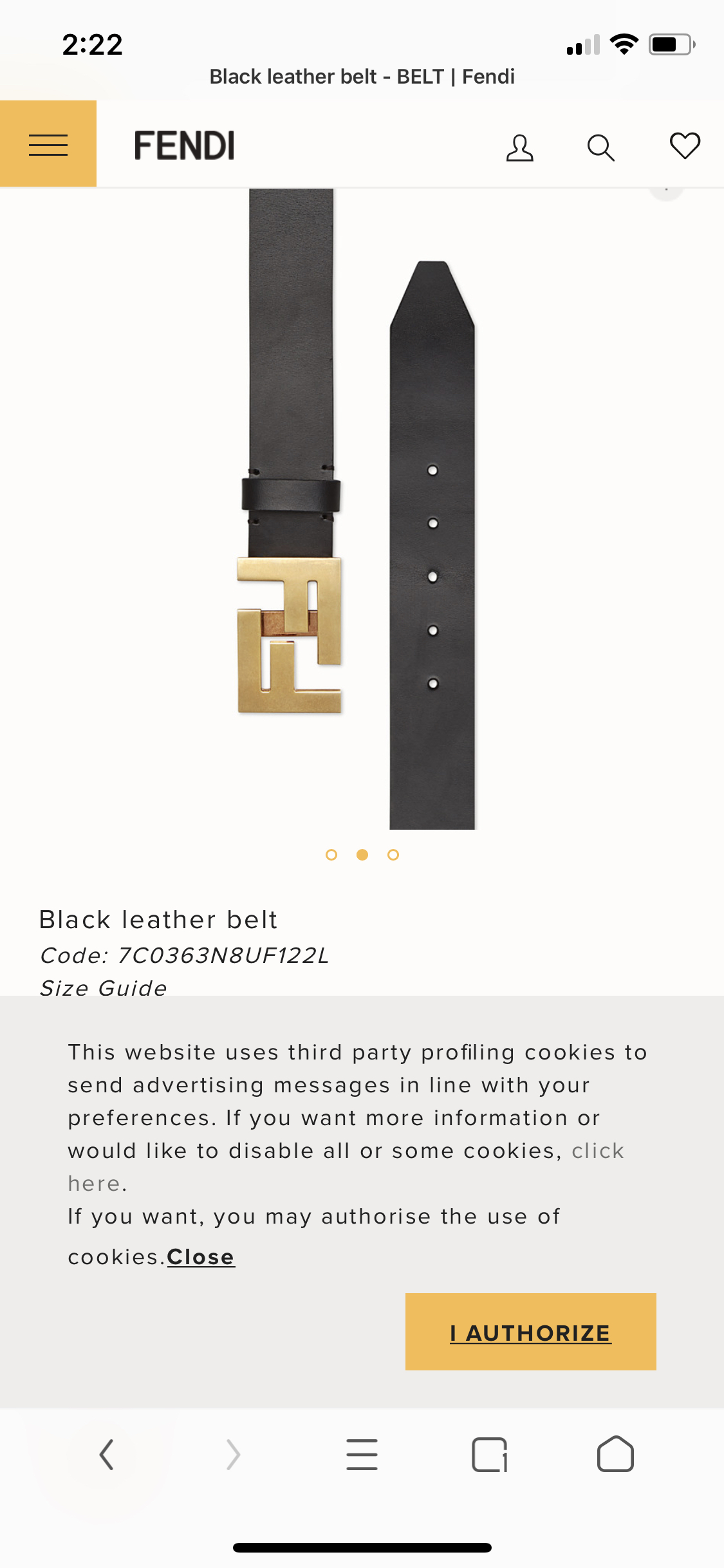 [Fendi Belts]Fendi 240
