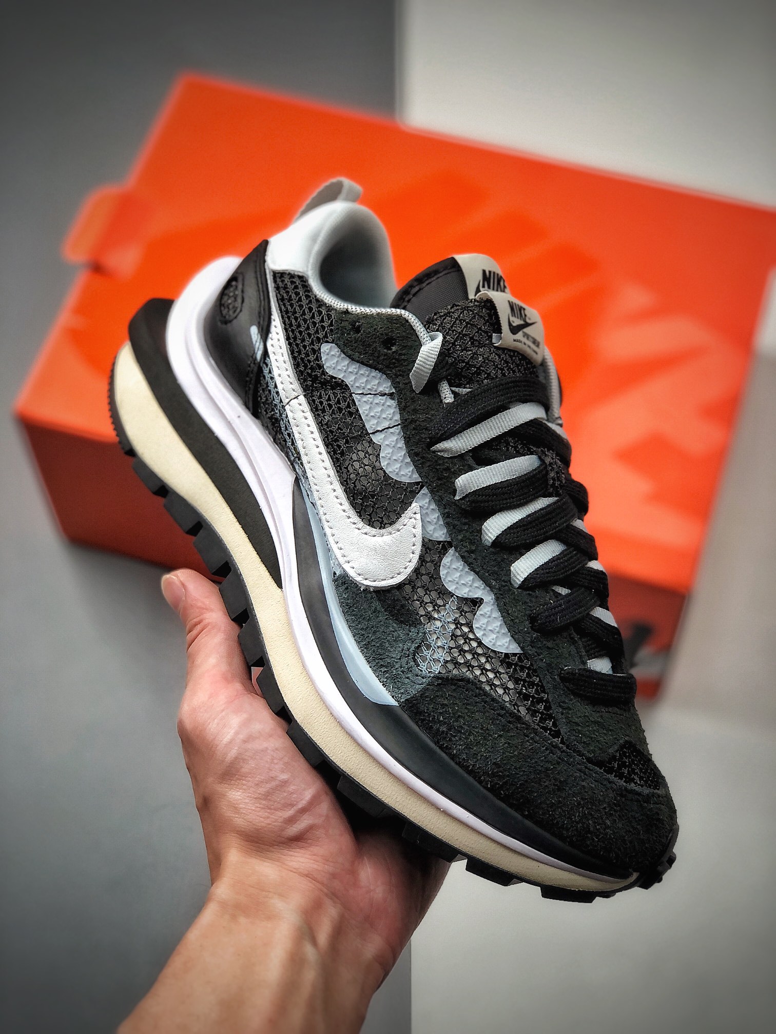 280  Sacai X Nike Vaporwaffle 华夫三代3.0 走秀 重磅联名合作款 CV1363-001