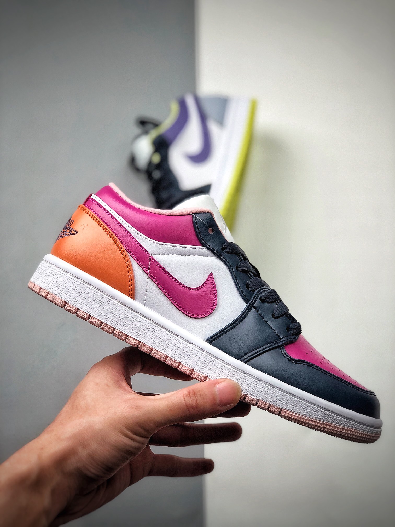 200  WMNS Air Jordan 1 Low “Cactus Flower” 低帮 粉紫鸳鸯 AJ1 DJ4342-400