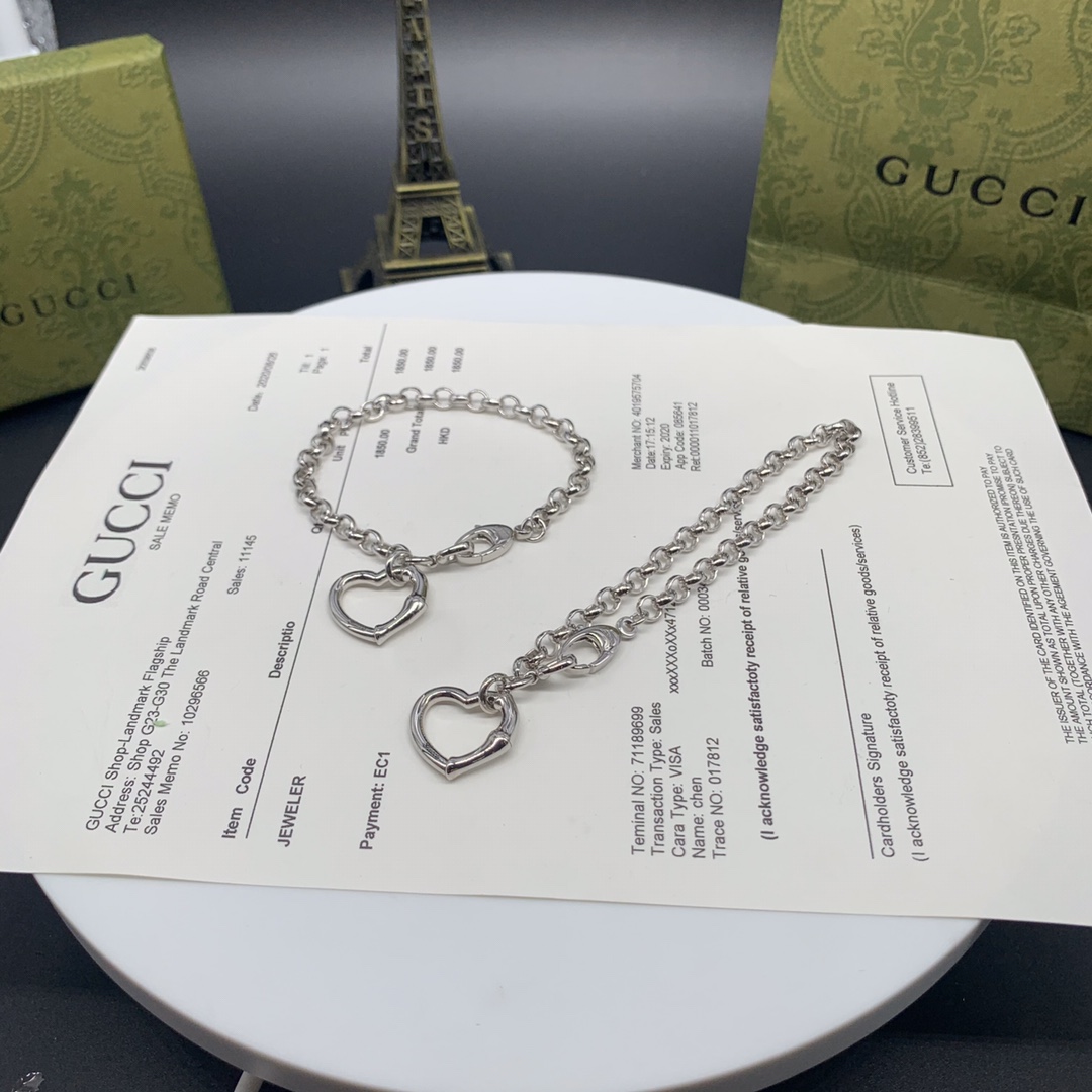NO:102982,Gucci Gucci Sterling Silver Fashion Heart-shaped Pendant Bracelet Size 17cm 18cm 19cm 20cm, Gucci Bracelet, gucci, gucci, bracelet, pure silver19860909Gucci古驰纯银时尚心形吊坠手链 尺寸17cm 18cm 19cm 20cm,古驰手链,gucci,gucci,bracelet,pure silver,Jewelry