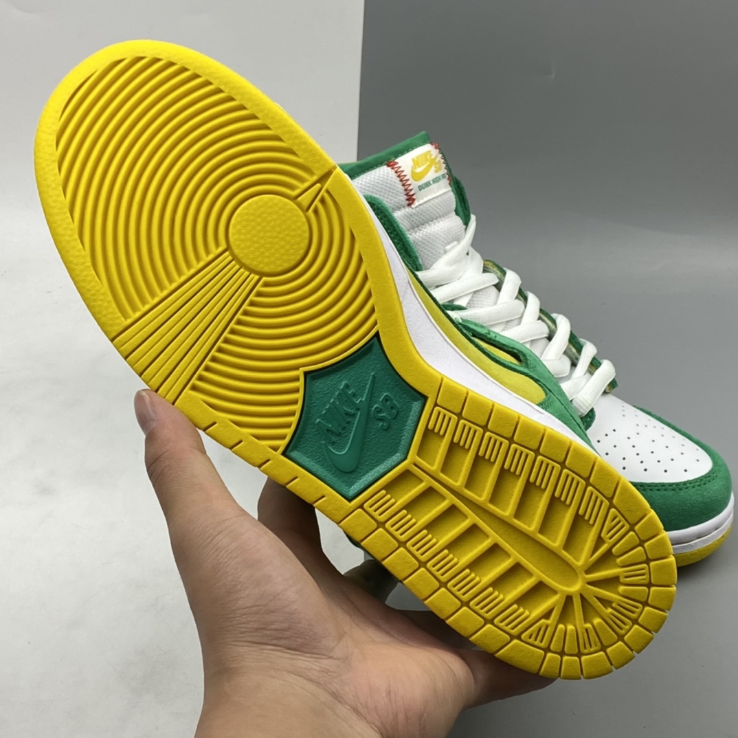 P360 Nike SB Dunk High Pro 奥克兰运动队高帮时尚休闲板鞋 305050-337