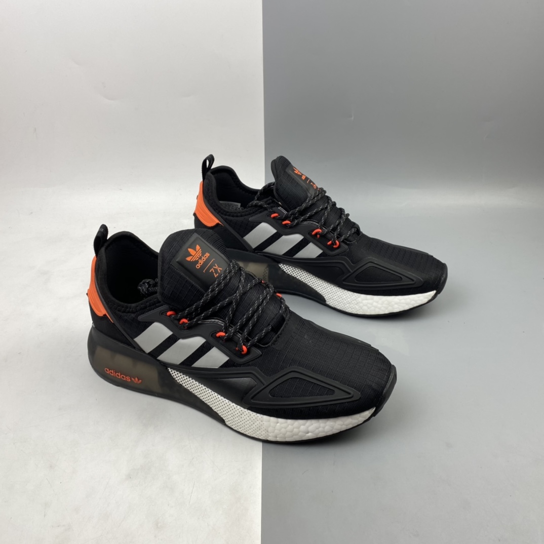 P220 Nasa x Ad ZX 2K Boost 三叶草联名款爆米花复古跑鞋 FX0072