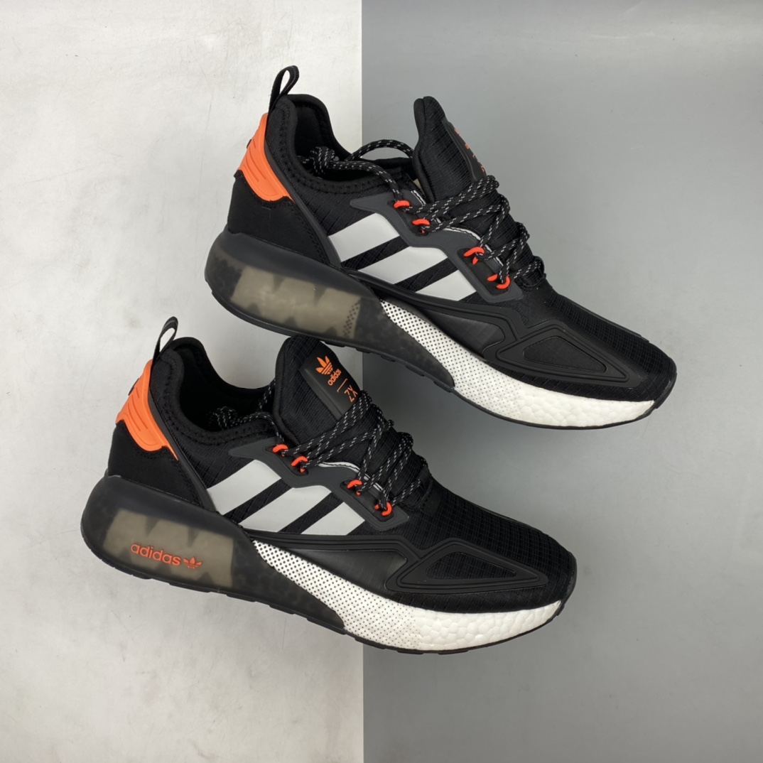 P220 Nasa x Ad ZX 2K Boost 三叶草联名款爆米花复古跑鞋 FX0072