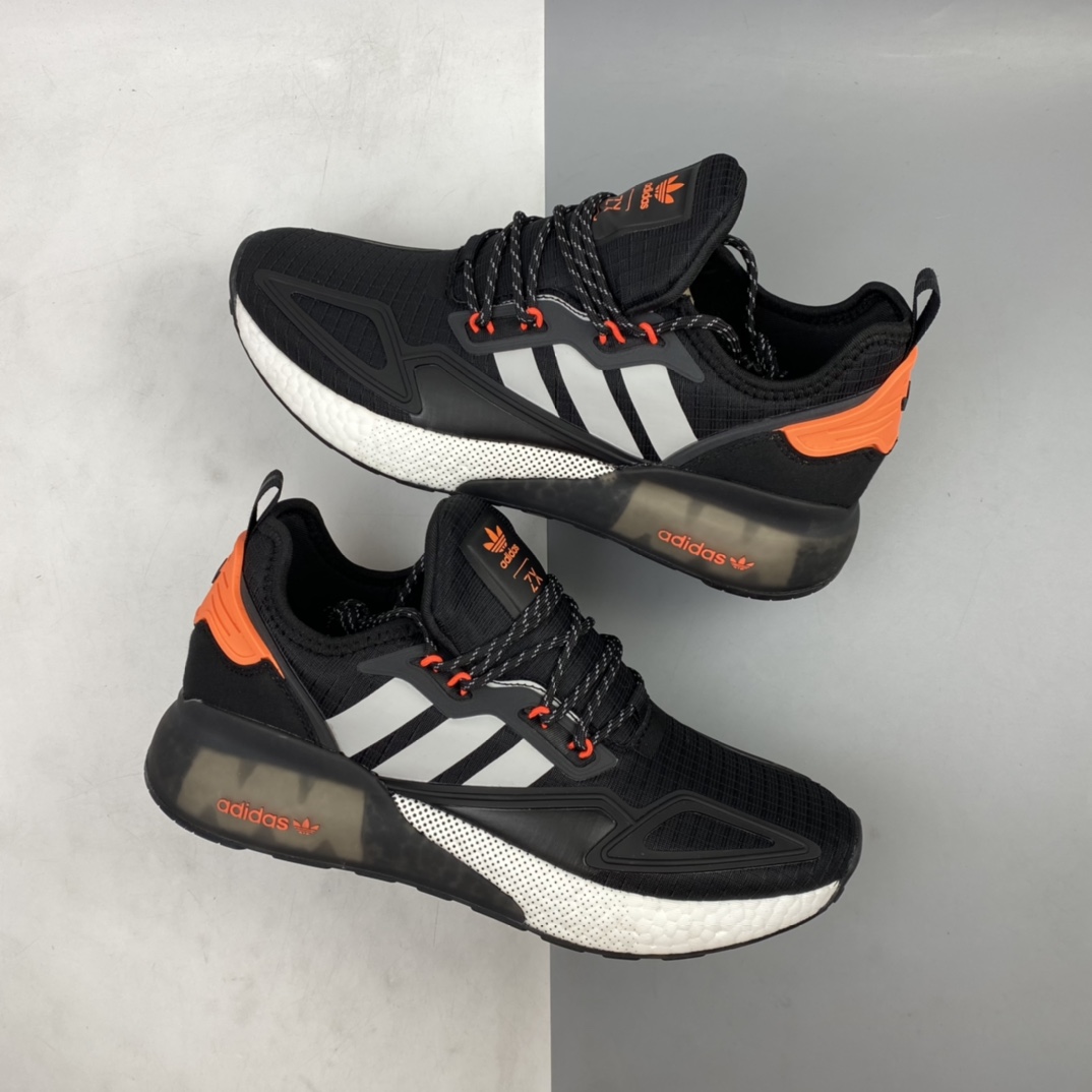 P220 Nasa x Ad ZX 2K Boost 三叶草联名款爆米花复古跑鞋 FX0072