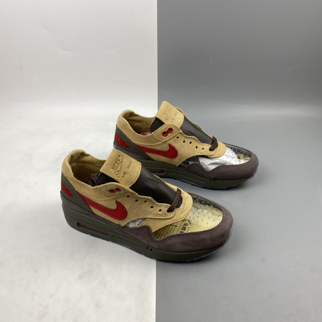 P380 Clot x Nike Air Max 1“Tea Leaf Brown”联名款复古休闲跑鞋 DD1870-200