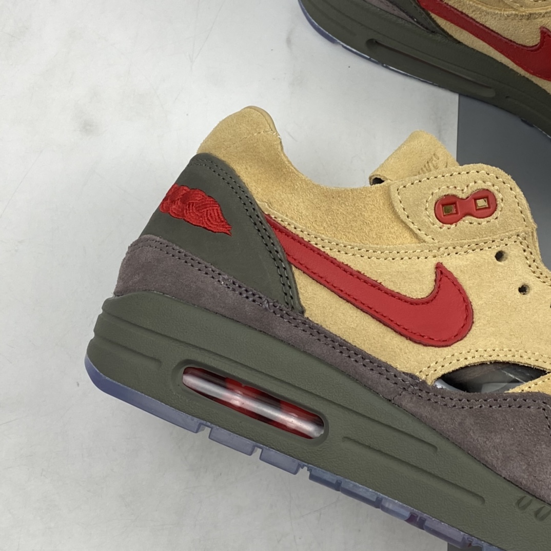 P380 Clot x Nike Air Max 1“Tea Leaf Brown”联名款复古休闲跑鞋 DD1870-200