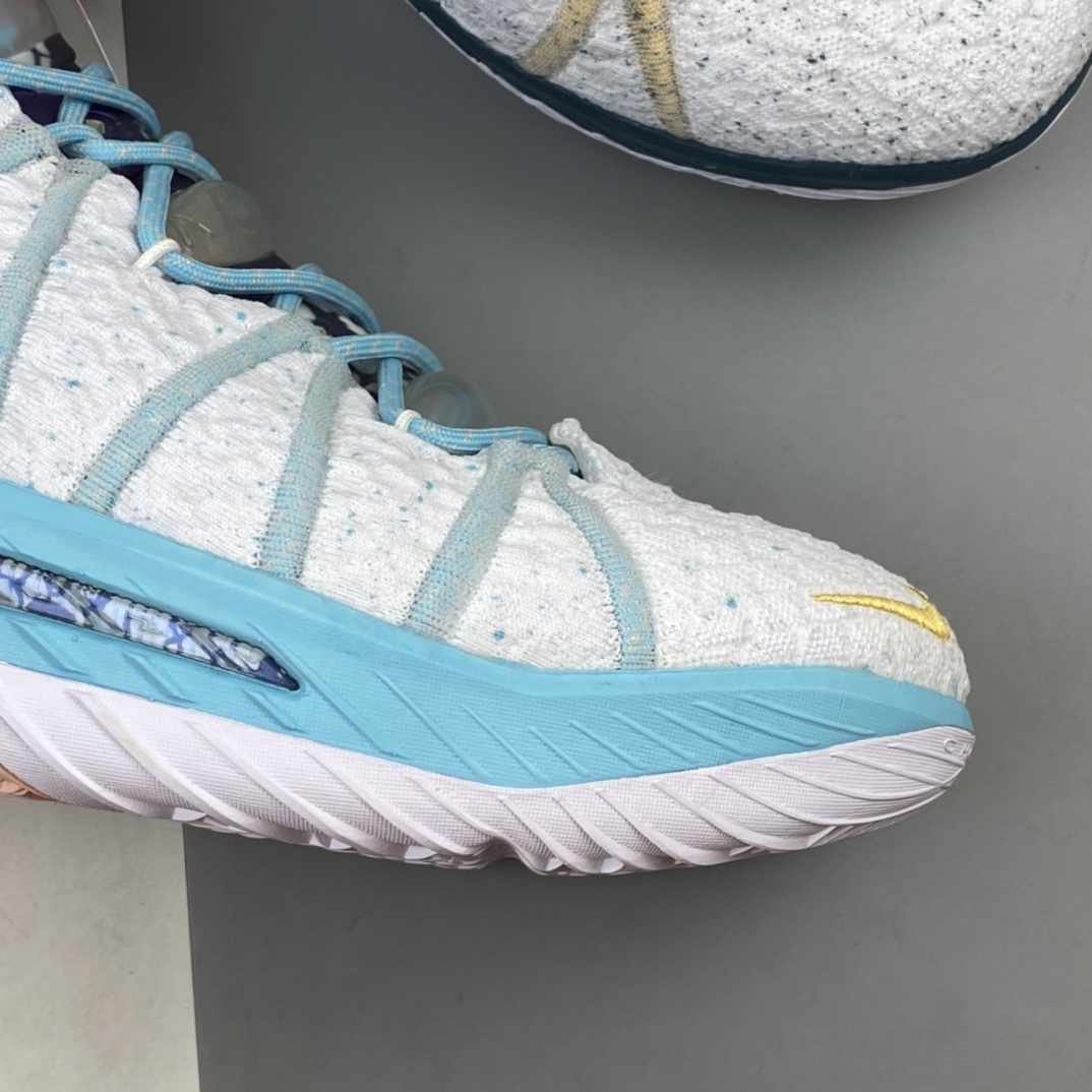 260 Nike Lebron China XVIII EP 勒布朗·詹姆斯18代签名战靴室内实战高帮运动飞织篮球鞋 DB8148-100