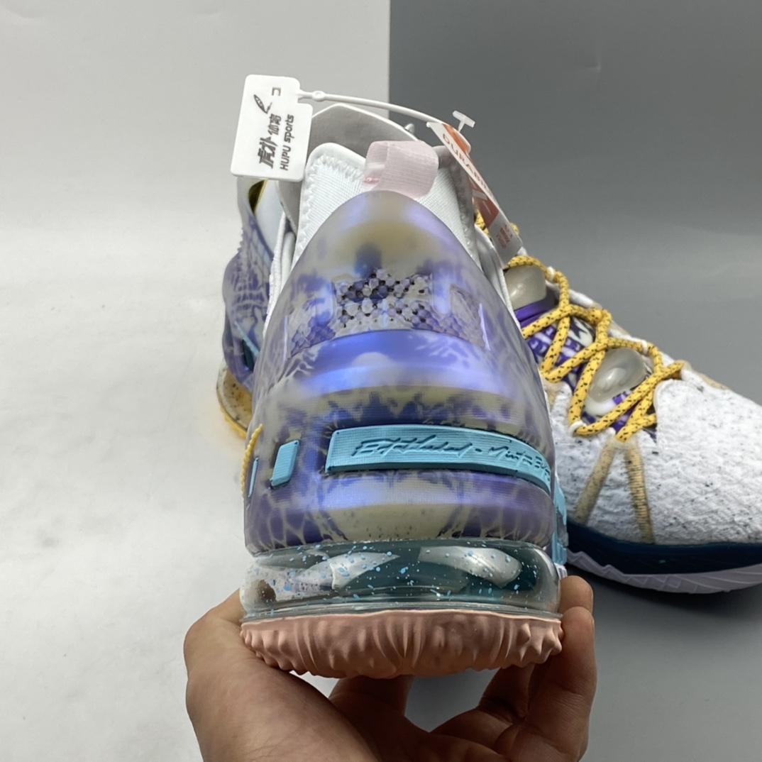 260 Nike Lebron China XVIII EP 勒布朗·詹姆斯18代签名战靴室内实战高帮运动飞织篮球鞋 DB8148-100