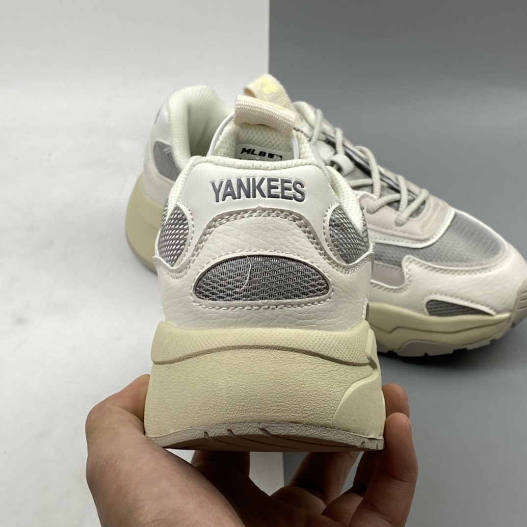 P200 Korea韩国SS19限定发售NY美国榄球洋基队限定 x MLB Big BallCHUNKY Lite厚底老爹厚底休闲运动慢跑鞋 32SHC3111灰色
