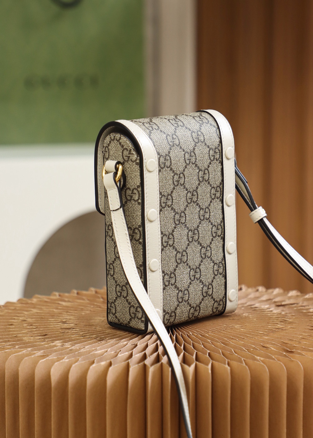 Gucci 马衔扣1955系列迷你手机包 625615 92TCG 9761