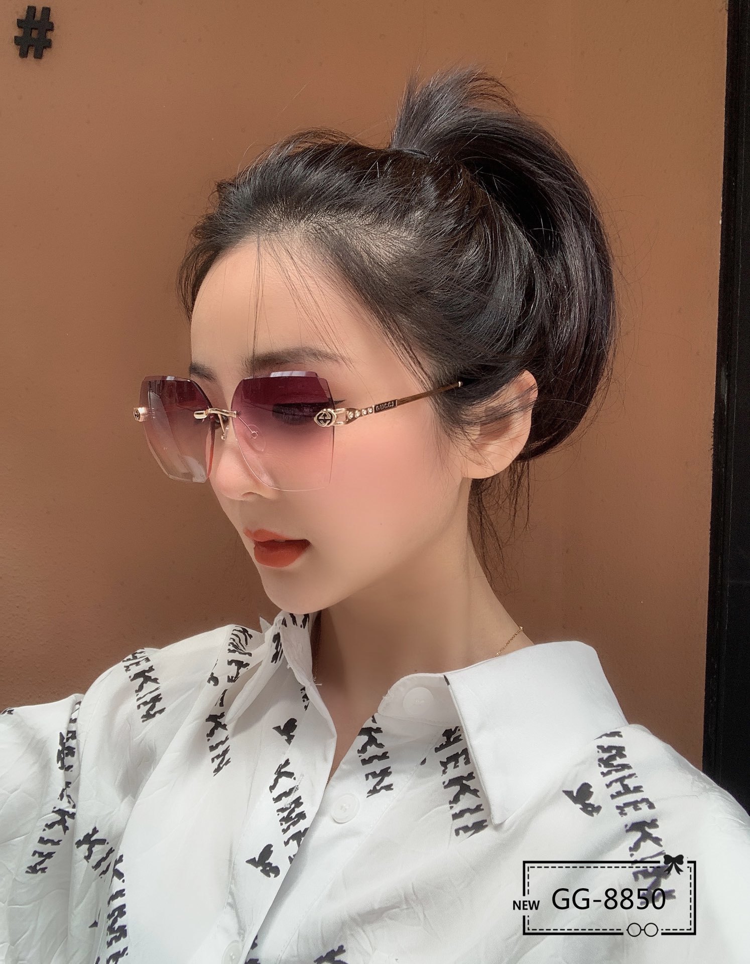 .意大利古奇-GUCCI.宝丽来树脂