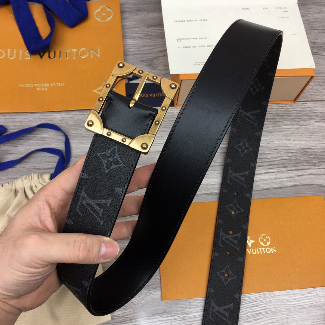 Best Replica 1:1
 Louis Vuitton Belts Calfskin Canvas Cowhide