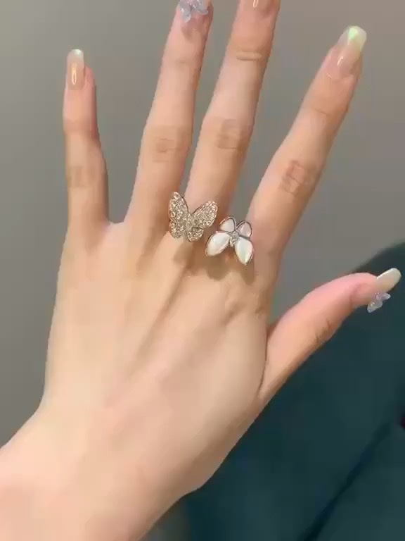 Van Cleef & Arpels ＶＣＡ｜蝴蝶 戒指