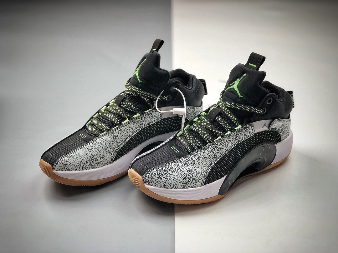 240  Air Jordan XXXV Sp-Tp Pf  灰绿 锡安威廉 AJ35 乔丹35代  DA2372-100