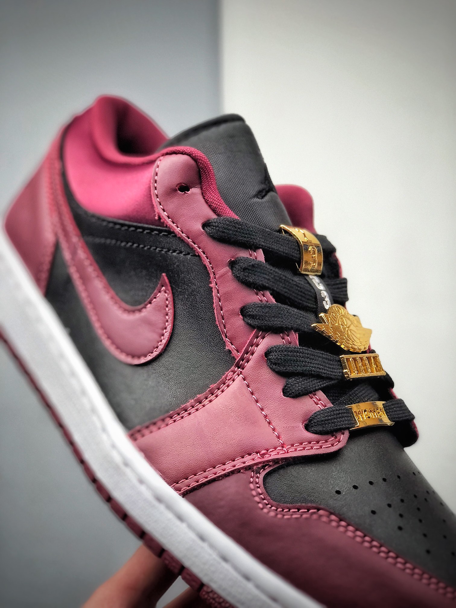 240  纯原Air Jordan 1 Low AJ1 金属飞翼 黑红  DB6491-600