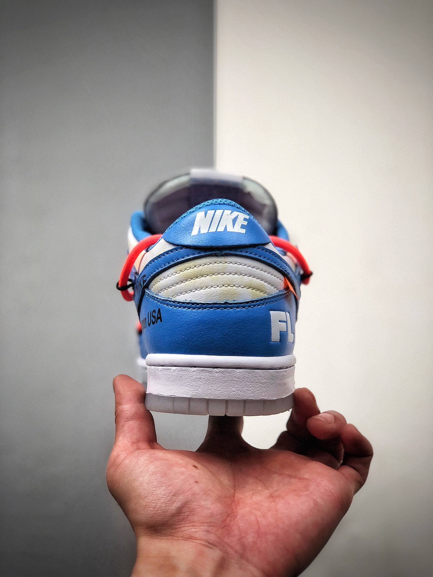 280  OFF-WHITE x Futura x Nike DuNIKE Low 耐克 SB 三方联名 北卡蓝 全新联名 DD0856-403