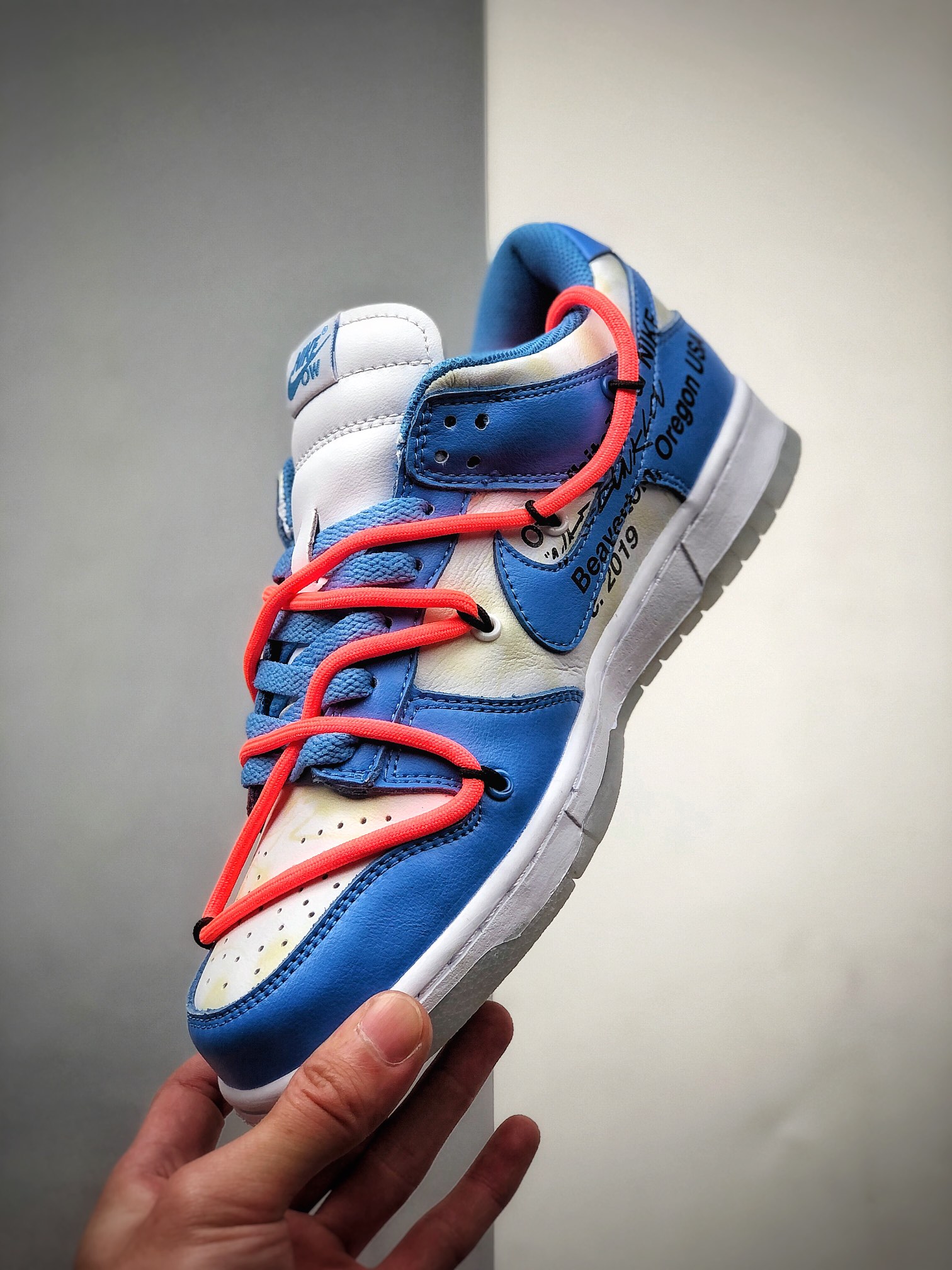 280  OFF-WHITE x Futura x Nike DuNIKE Low 耐克 SB 三方联名 北卡蓝 全新联名 DD0856-403