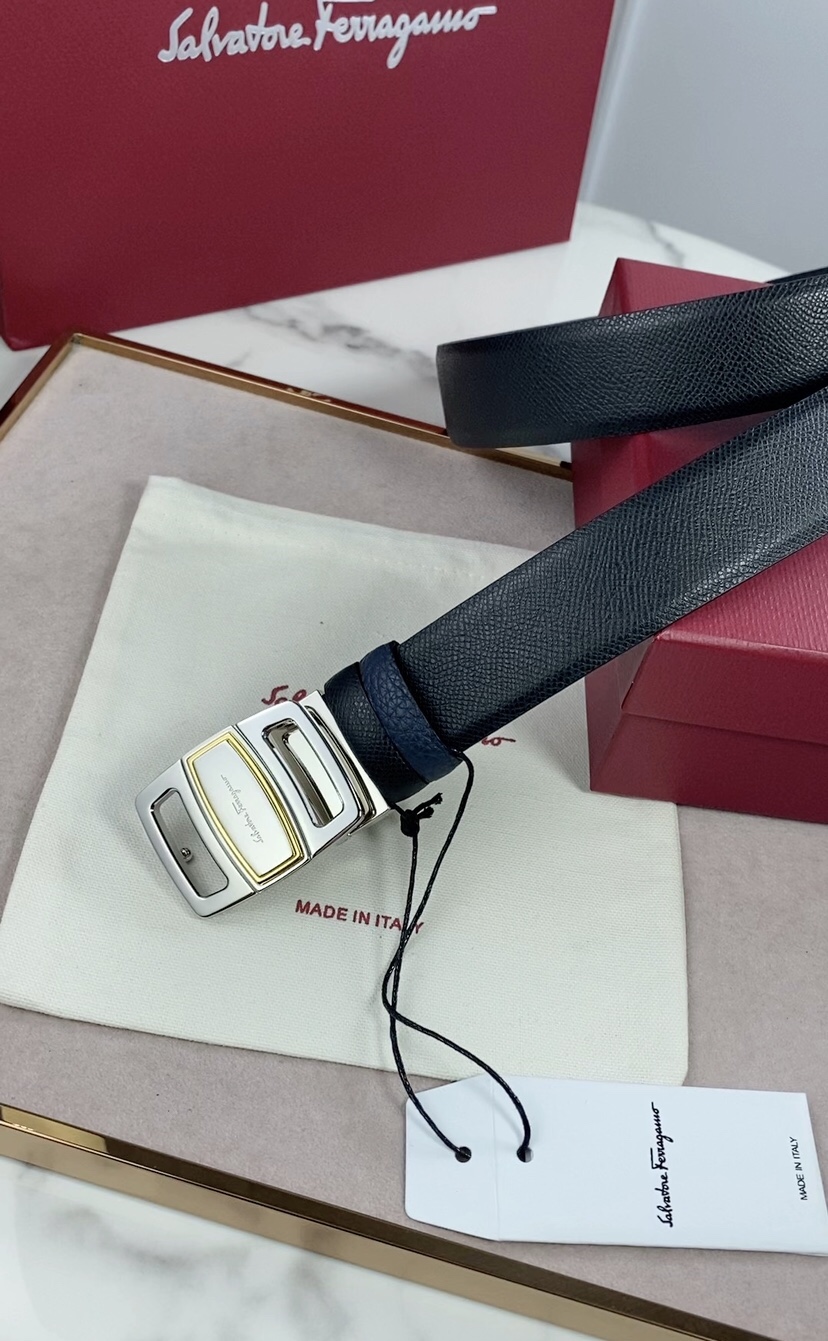 Ferragamo Haute Couture Luxury Atelier Designer Belt Tie Accessories Ref 4