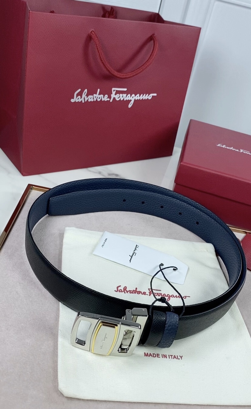 Ferragamo Haute Couture Luxury Atelier Designer Belt Tie Accessories Ref 5