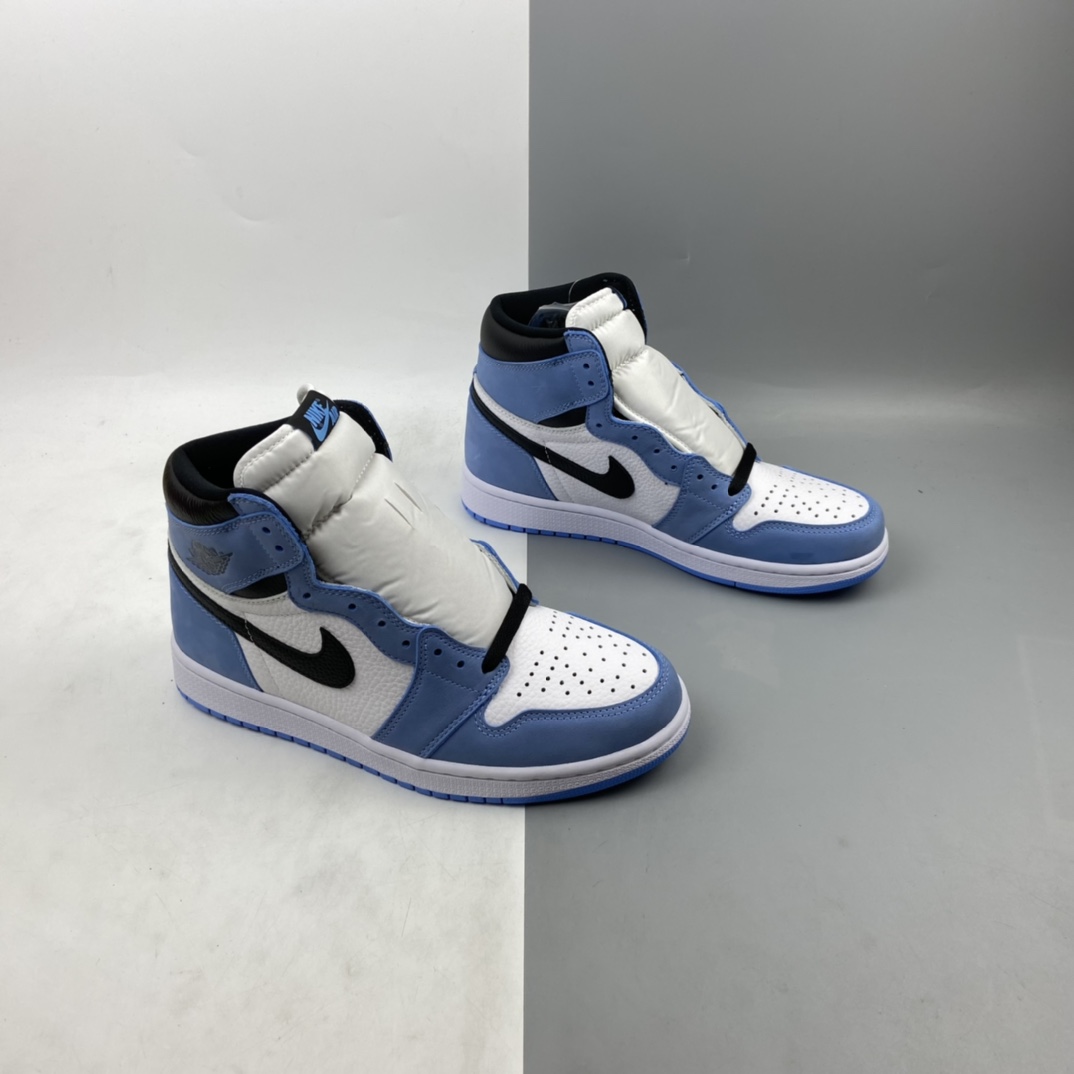 P380 Air Jordan 1 Retro High OG “University Blue” 大学白蓝 AJ1乔丹一代 经典高帮文化百搭休闲运动篮球鞋 555088-134