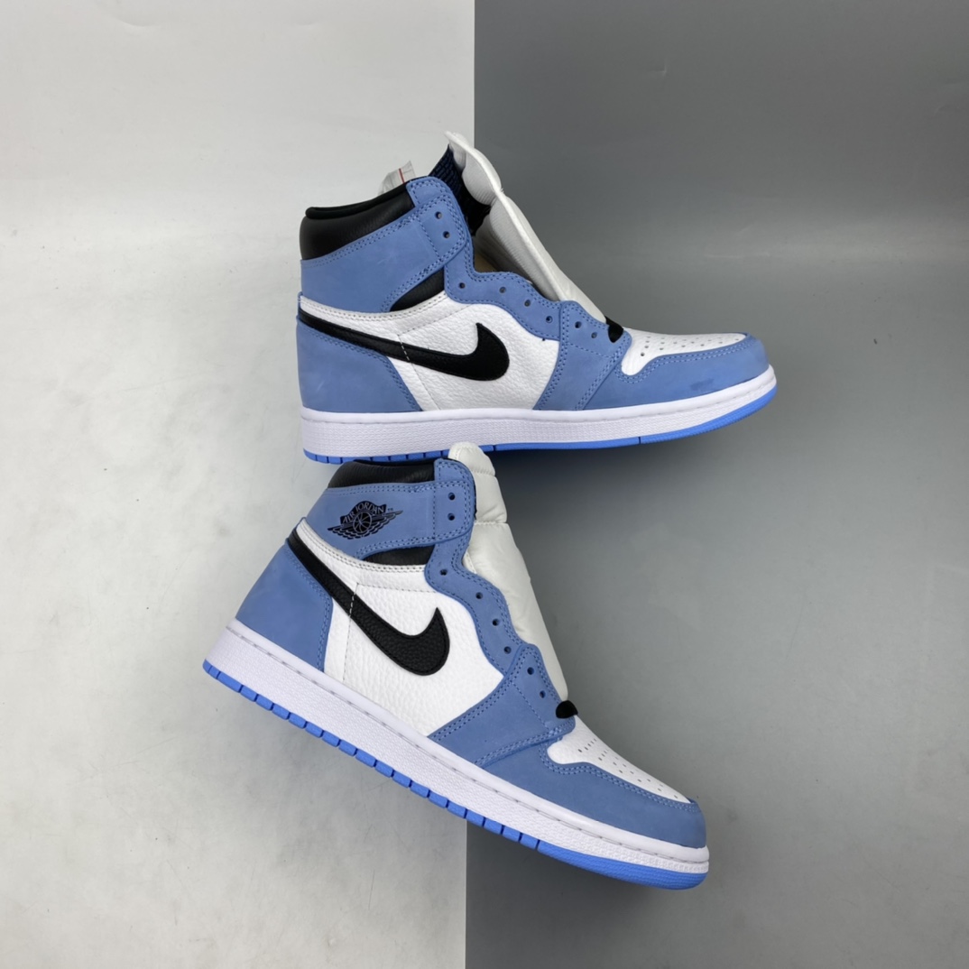 P380 Air Jordan 1 Retro High OG “University Blue” 大学白蓝 AJ1乔丹一代 经典高帮文化百搭休闲运动篮球鞋 555088-134