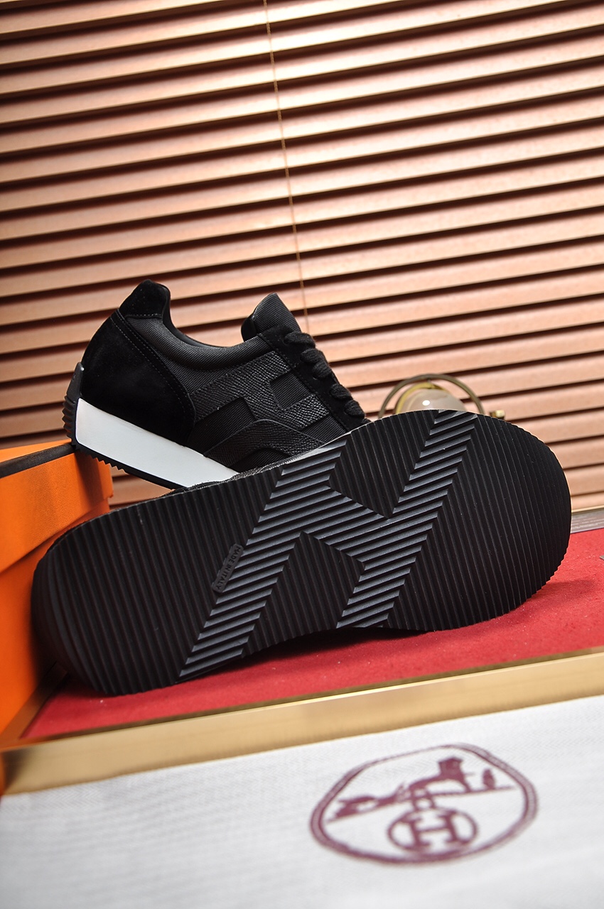 Hermès Leather Sneakers Luxury Couple Style Designer Shoes Unisex 7 i1618512217 750 5
