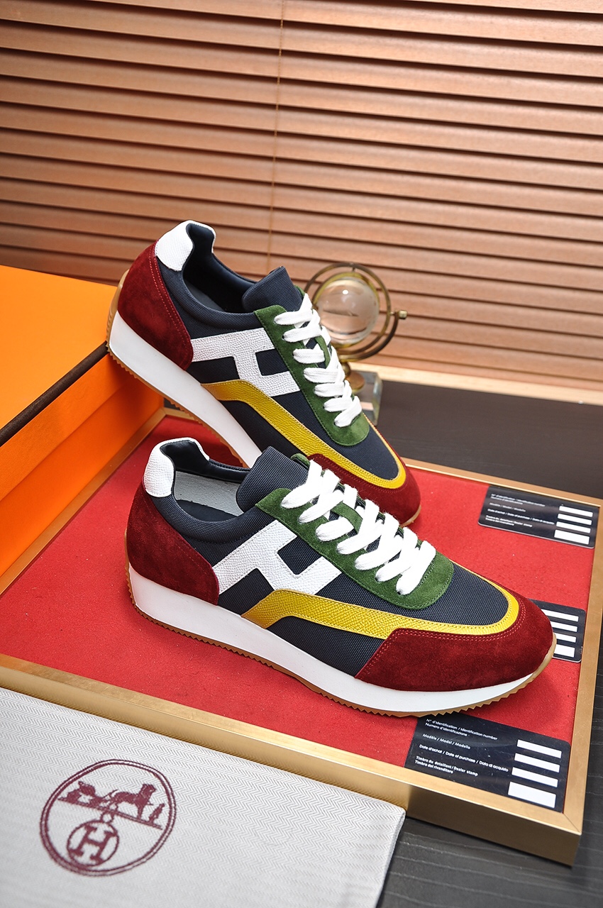 Hermès Men's and Women's Leather Sneakers - Premium Quality & Style 7 i1618512286 348 5