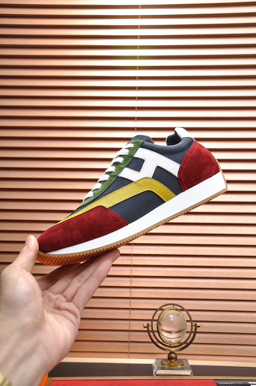 Hermès Men's and Women's Leather Sneakers - Premium Quality & Style 6 i1618512286 4255 4