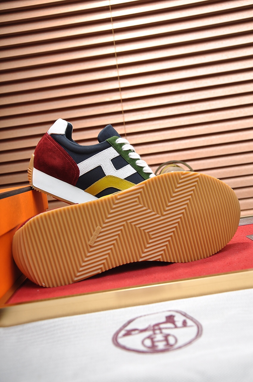Hermès Men's and Women's Leather Sneakers - Premium Quality & Style 8 i1618512286 5190 6
