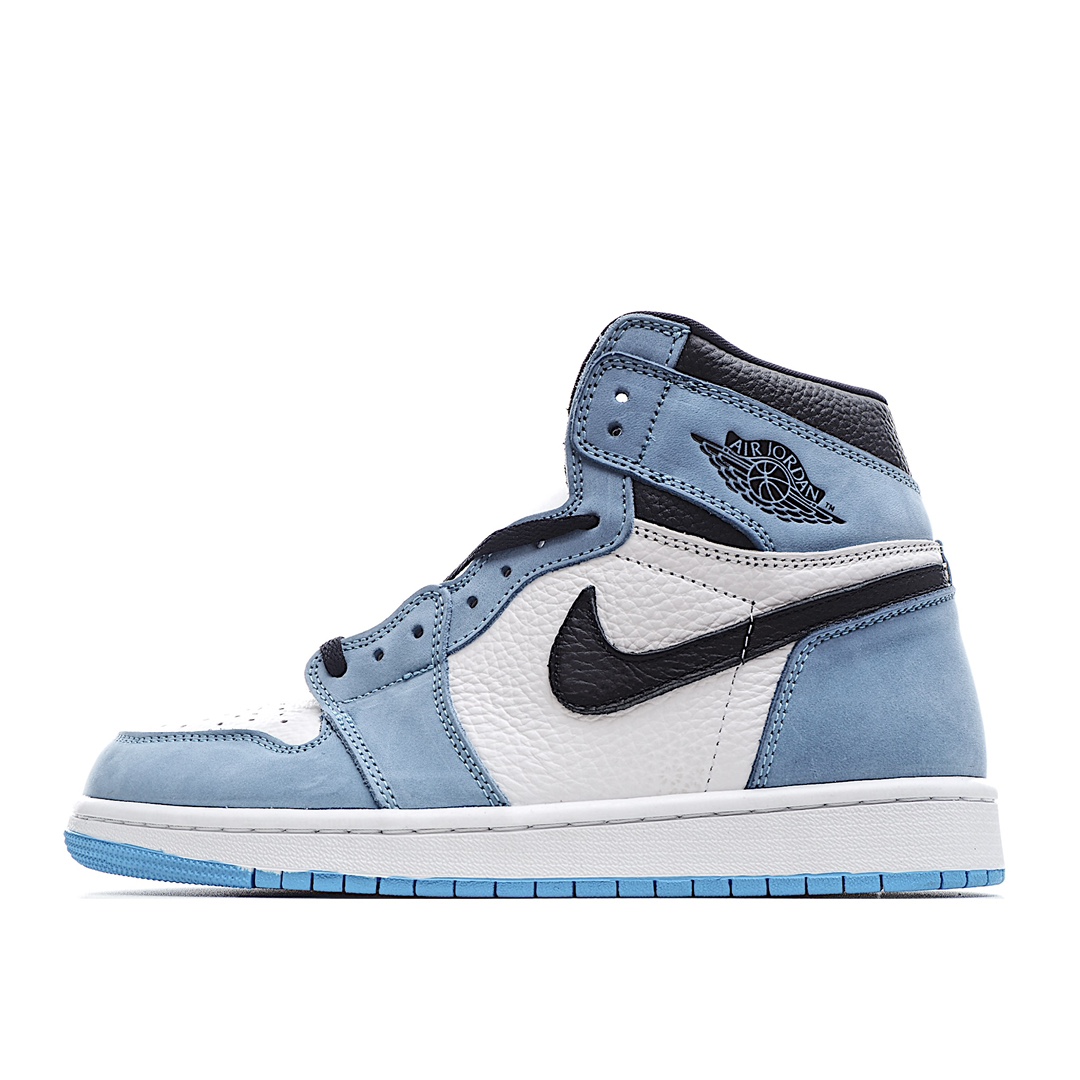 全头层 H0  Air Jordan 1 Retro High OG”University Blue”“大学蓝北卡蓝黑曜石2.0”555088-134全新开发 原鞋比对匹配率98%原楦原纸板开发 极致一眼正品既视感原厂手抓纹皮料 承诺百分百一致原鞋鞋面清洁度最高QC检验标准 控制溢胶飞翼3D高频深度立体 全市场仅此一家鞋盒、防尘纸 均采购来自原厂
