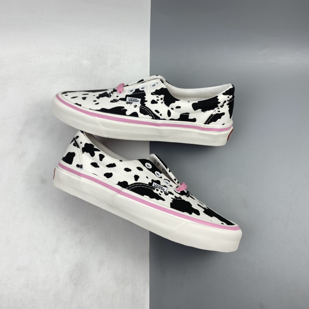 P150 Vans ERA 奶牛定制低帮系带复古帆布休闲运动板鞋“帆布奶牛”VN0A4OE5NOQ