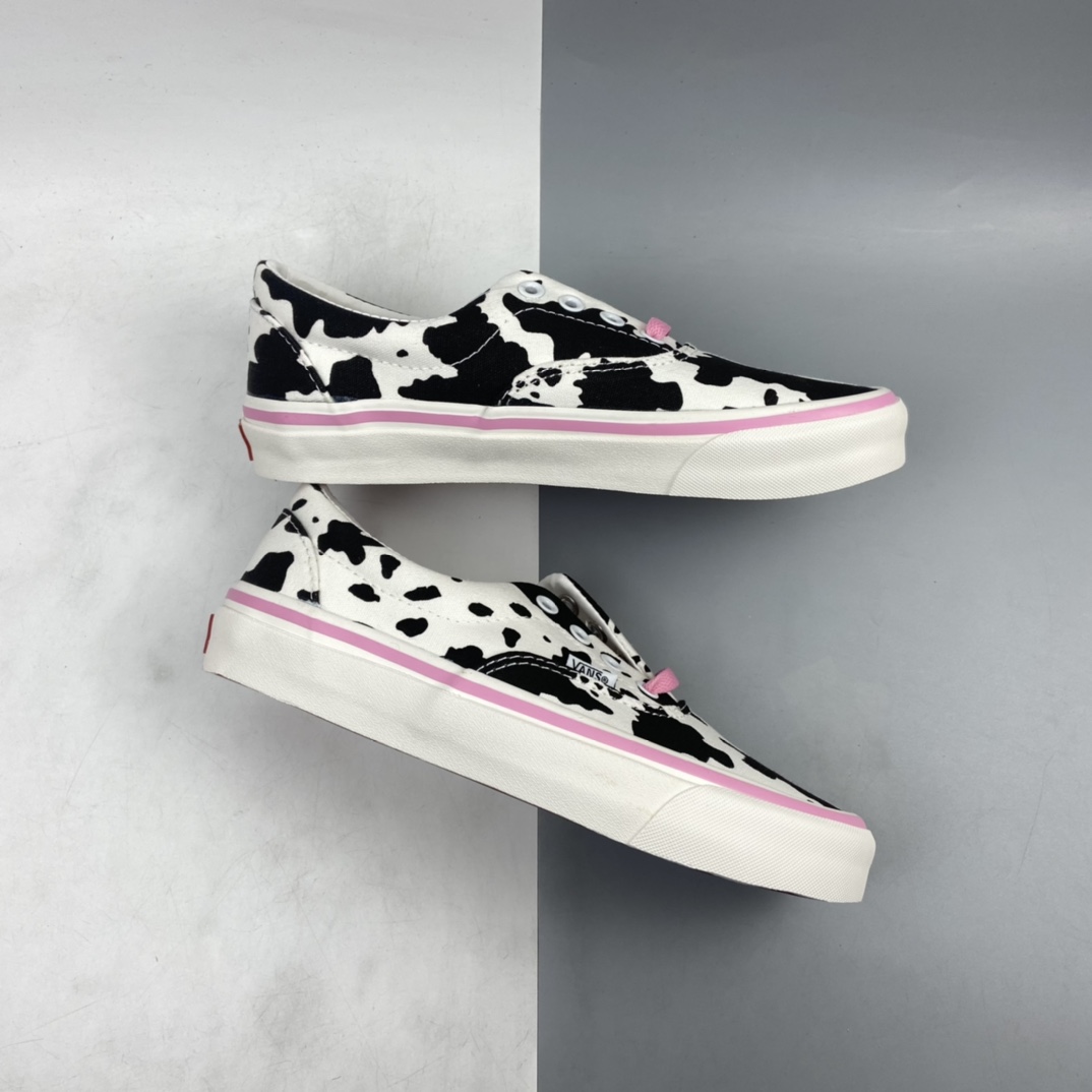 P150 Vans ERA 奶牛定制低帮系带复古帆布休闲运动板鞋“帆布奶牛”VN0A4OE5NOQ