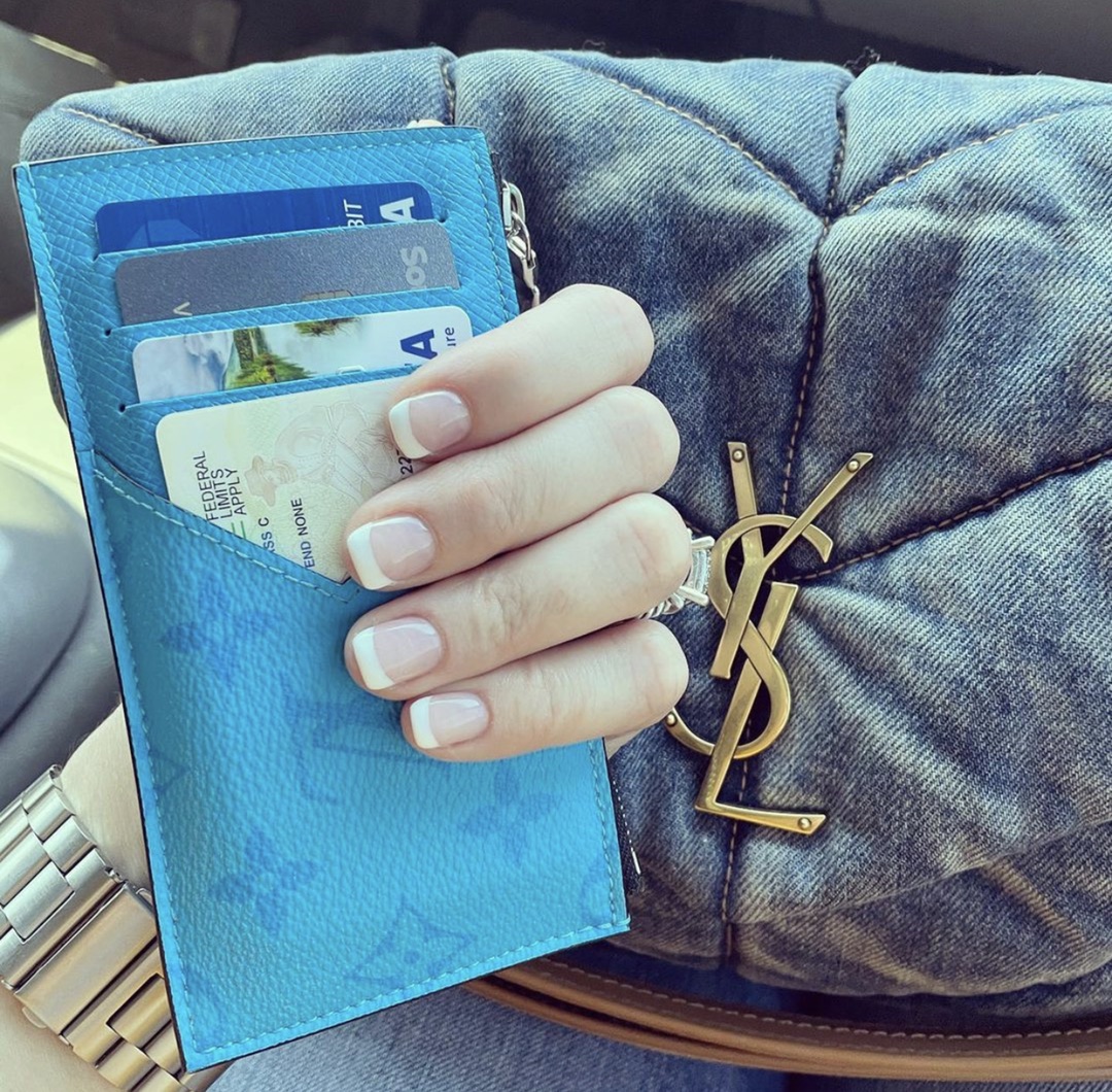 YSL LOULOU PUFFER 35CM 牛仔布纹大号绗缝包 577475