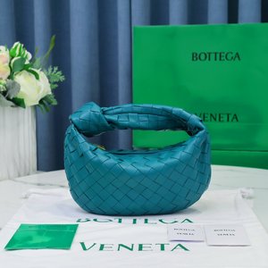 Bottega Veneta BV Jodie Bags Handbags Green Weave Sheepskin