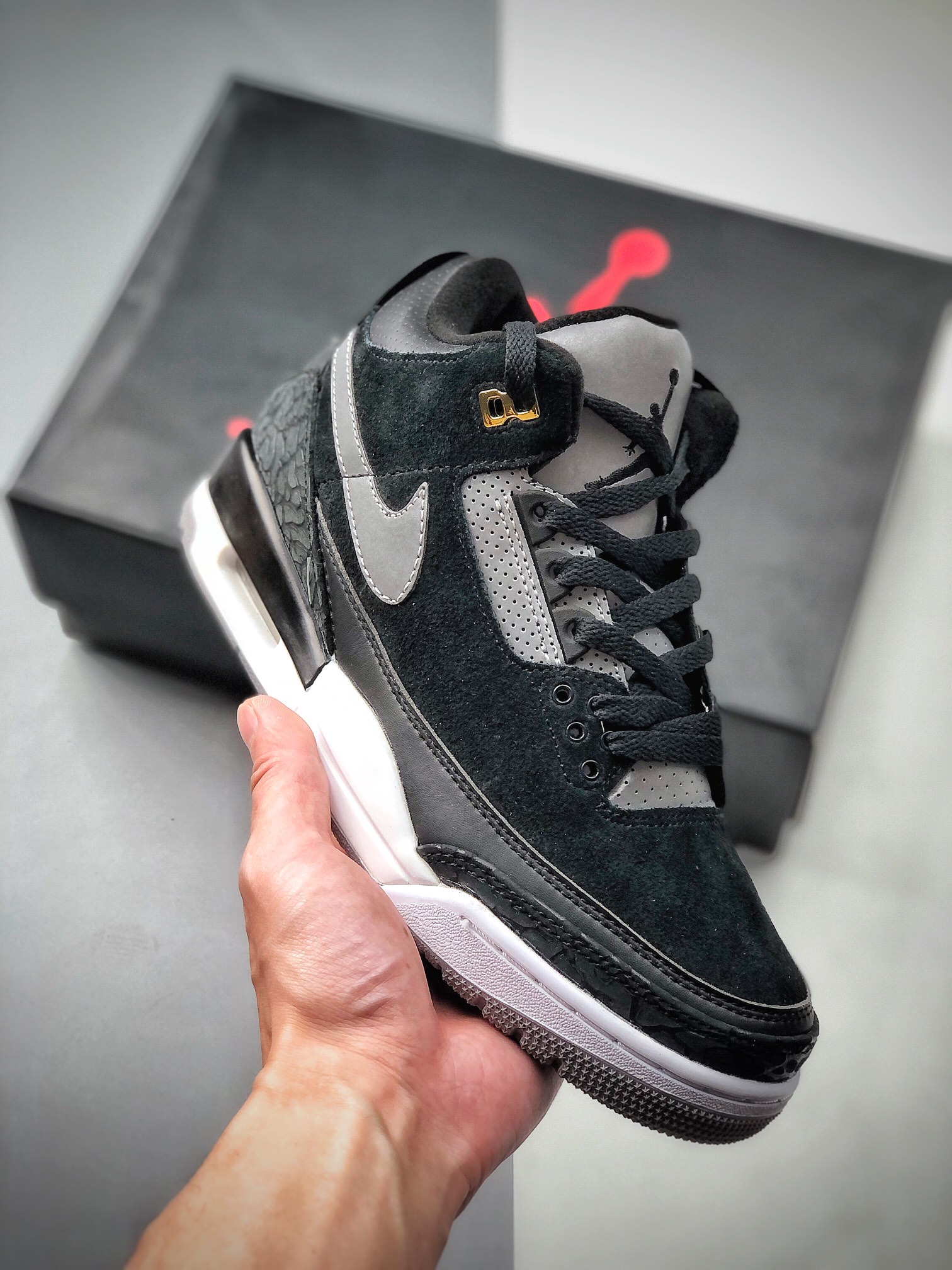 330 Nike Air Jordan 3 Tinker黑手稿 JTH联名CK4348-007