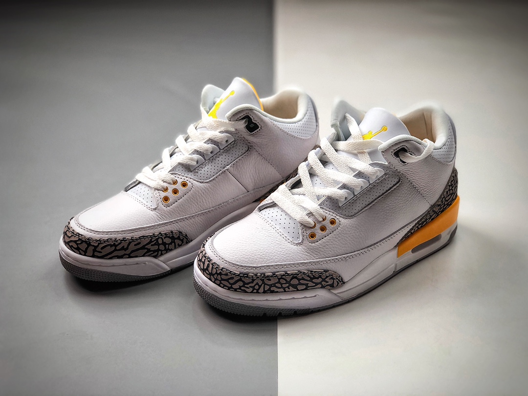330 Air Jordan 3 WMNS “Laser Orange” 黄水泥配色  CK9246-108