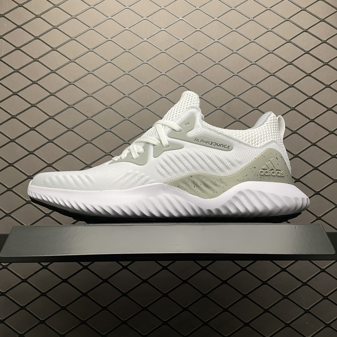 180 AD 阿迪 AlphaBounce Beyond m 阿尔法网面鸳鸯休闲跑步鞋 B89099