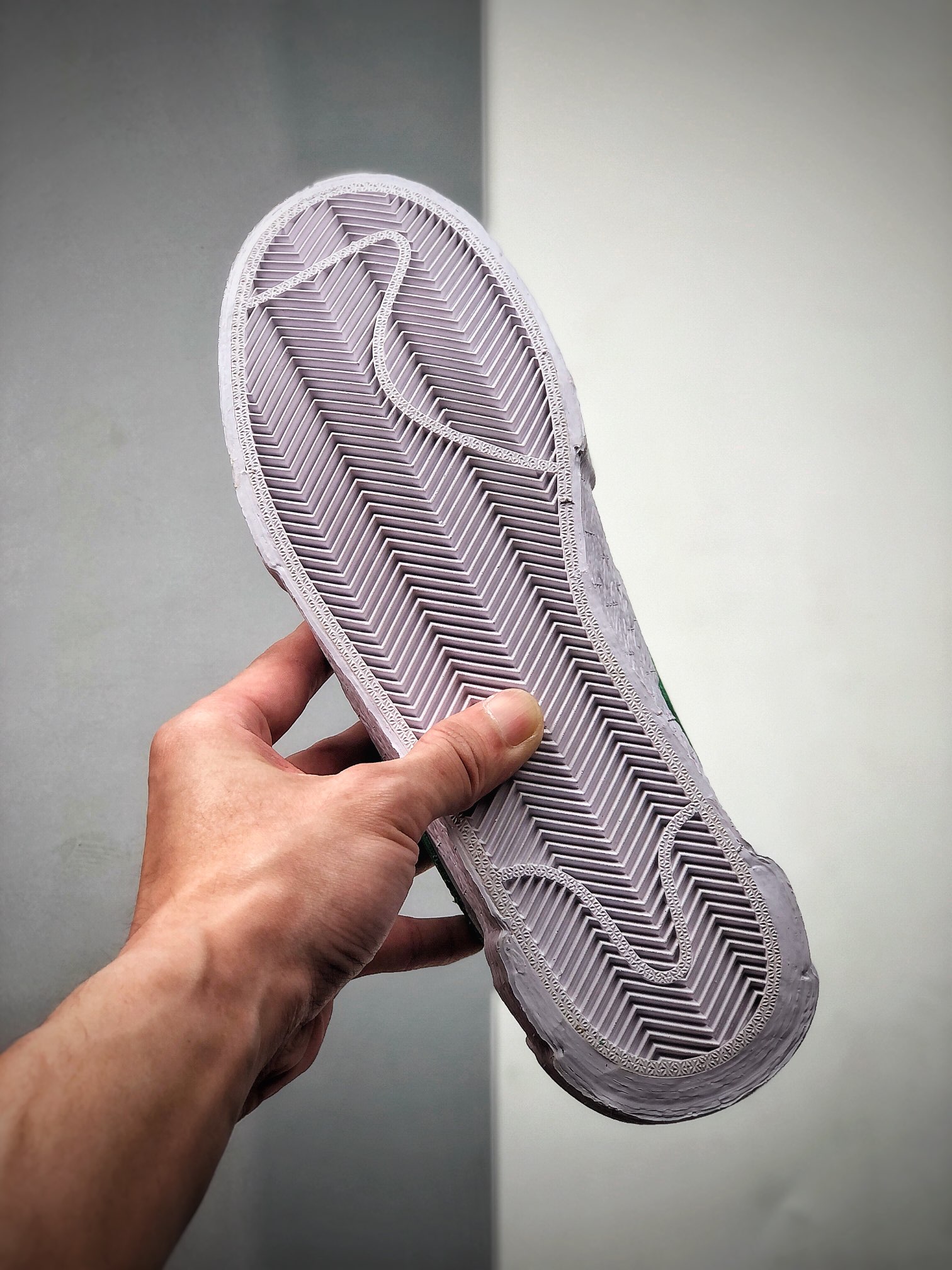 360 SACAI x Nike Blazer Low”MClassic Green”重叠设计前卫开拓者低帮百搭板鞋  DD1877-001