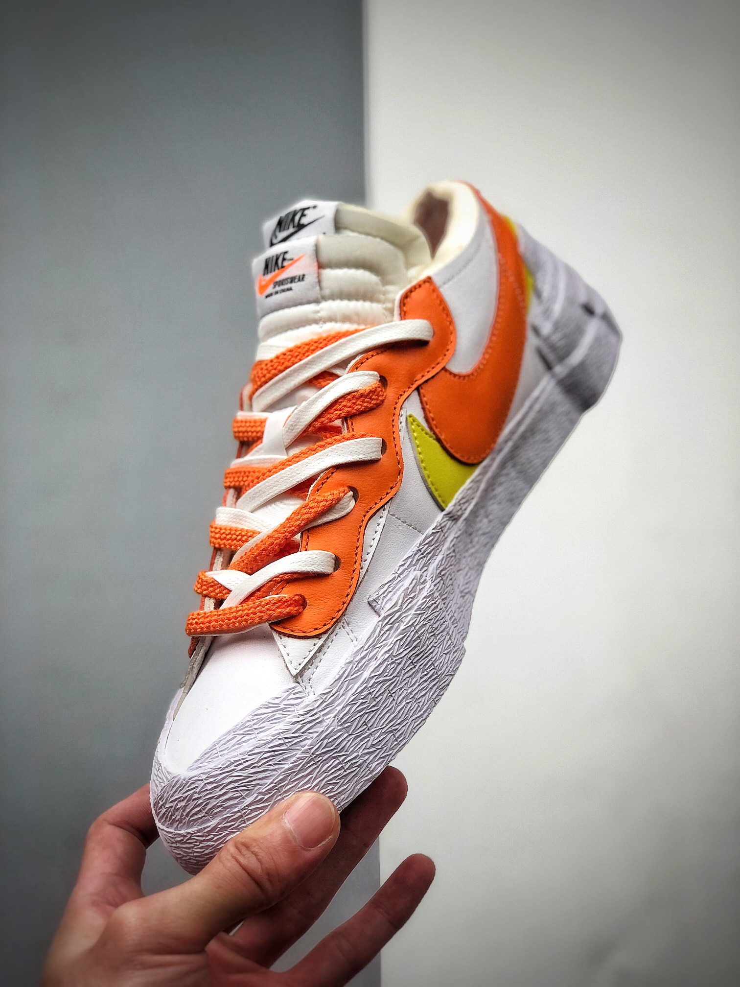 360  SACAI x Nike Blazer Low”MClassic Green”重叠设计前卫开拓者低帮百搭板鞋  DD1877-100