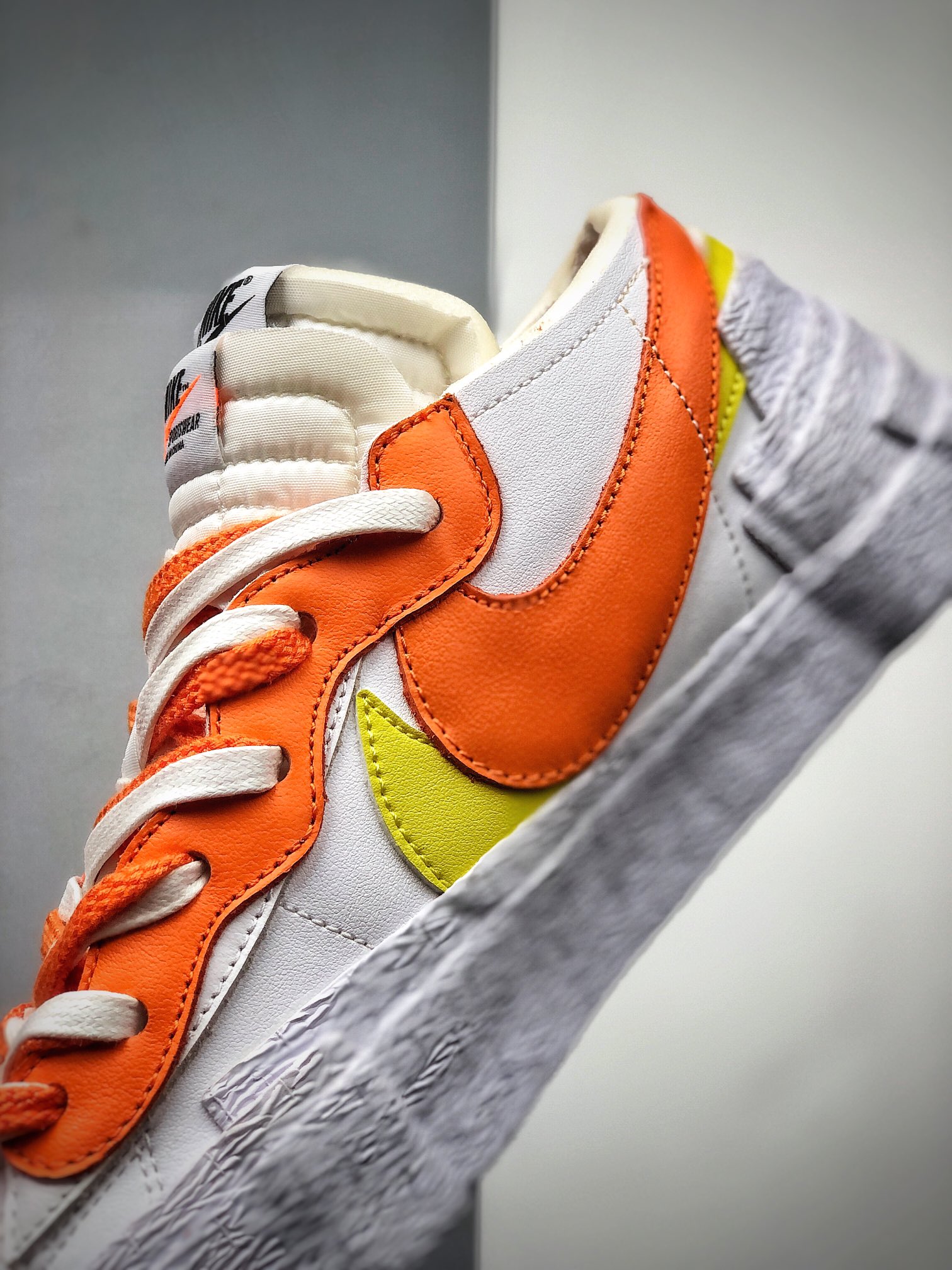 360  SACAI x Nike Blazer Low”MClassic Green”重叠设计前卫开拓者低帮百搭板鞋  DD1877-100