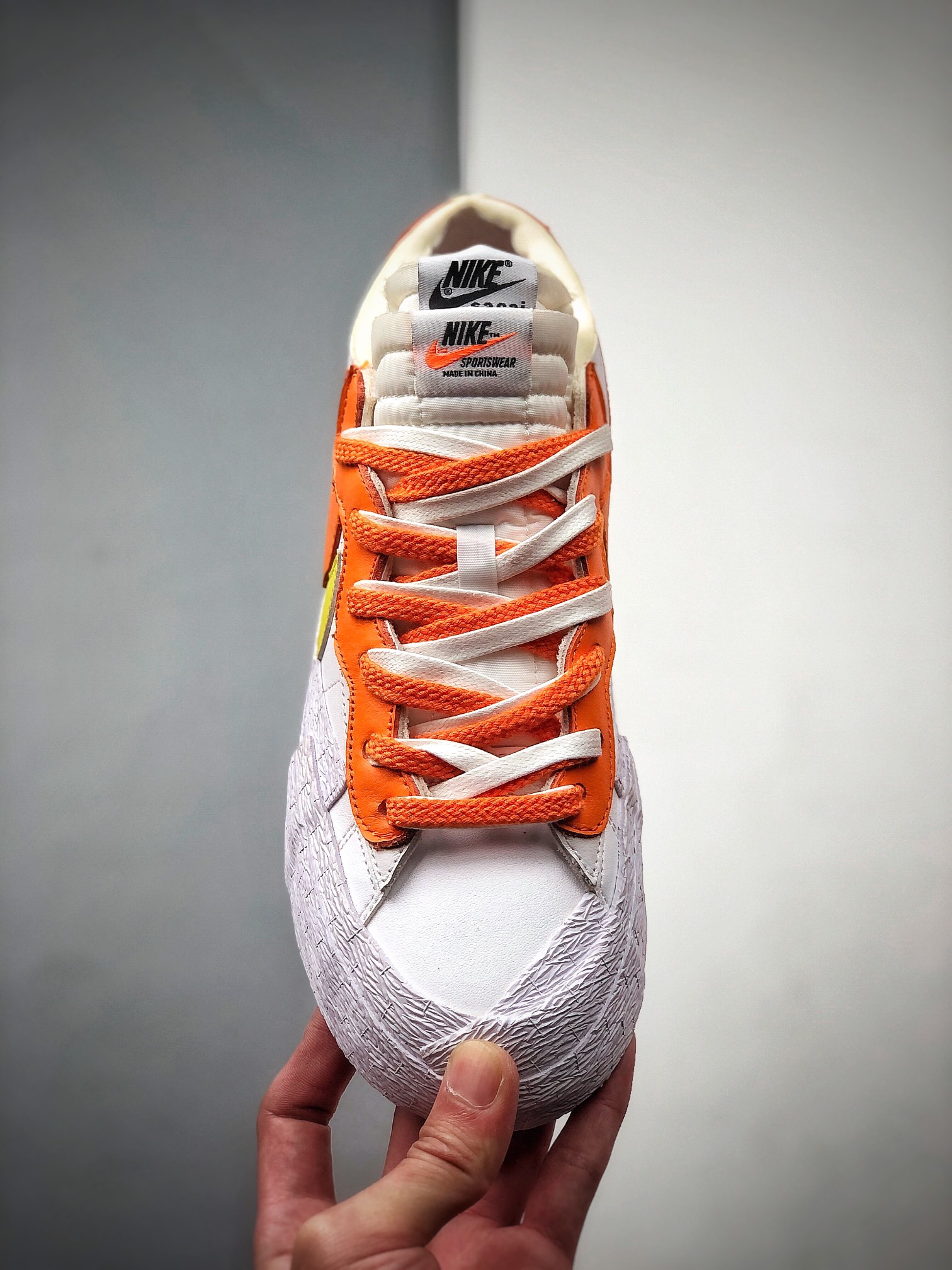 360  SACAI x Nike Blazer Low”MClassic Green”重叠设计前卫开拓者低帮百搭板鞋  DD1877-100
