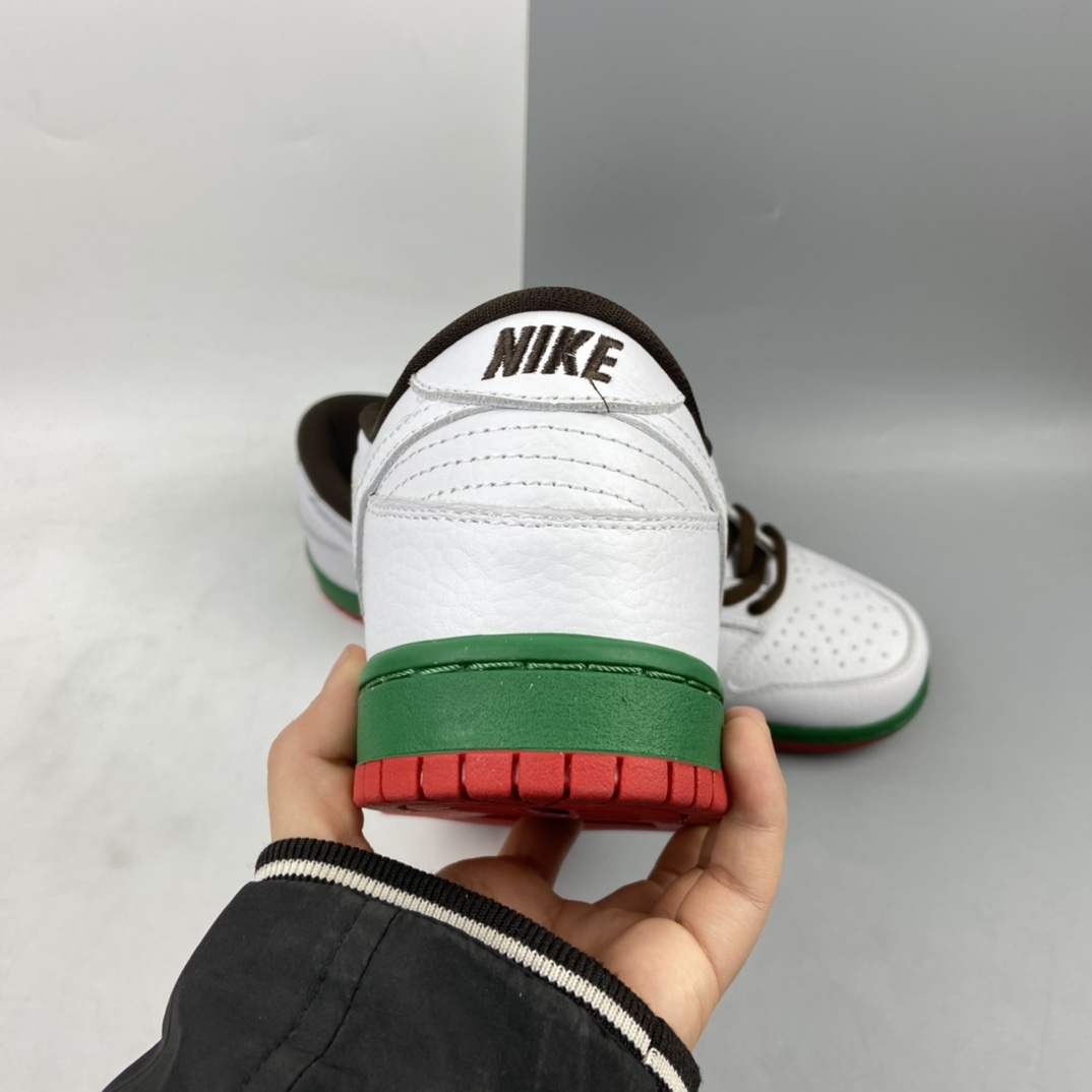 P300 Nike SB Dunk Low Pro”Cali” 白绿棕喜力2004加州限定 扣篮系列低帮休闲运动滑板板鞋 04292-211