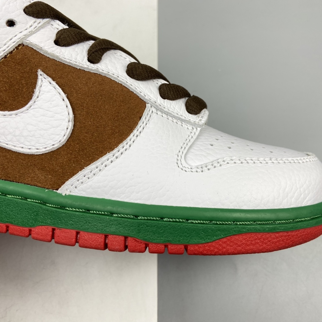 P300 Nike SB Dunk Low Pro”Cali” 白绿棕喜力2004加州限定 扣篮系列低帮休闲运动滑板板鞋 04292-211