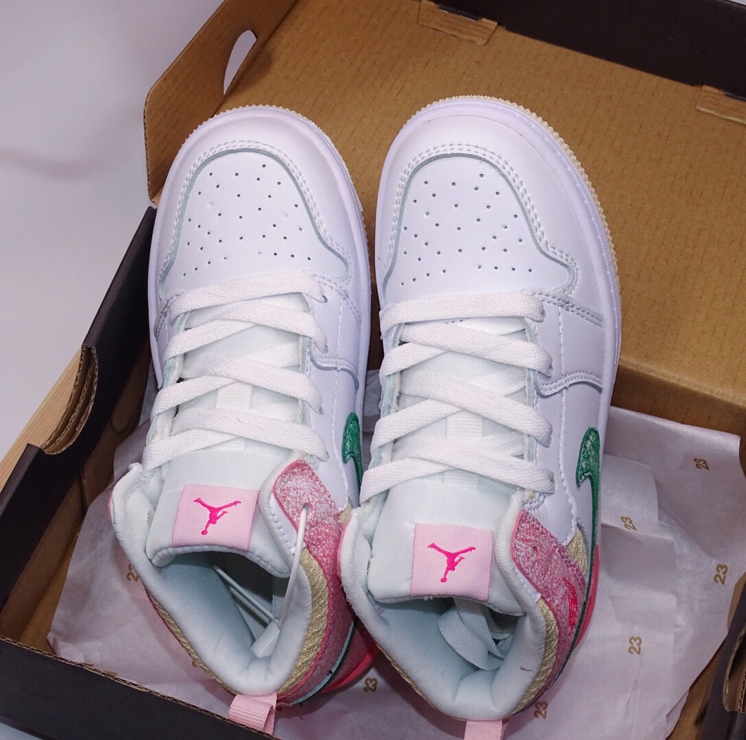 NK Jordanchild Childrens: Air Jordan 1 High Black Toe AJ1 Baby Head Pelt - 图片 5