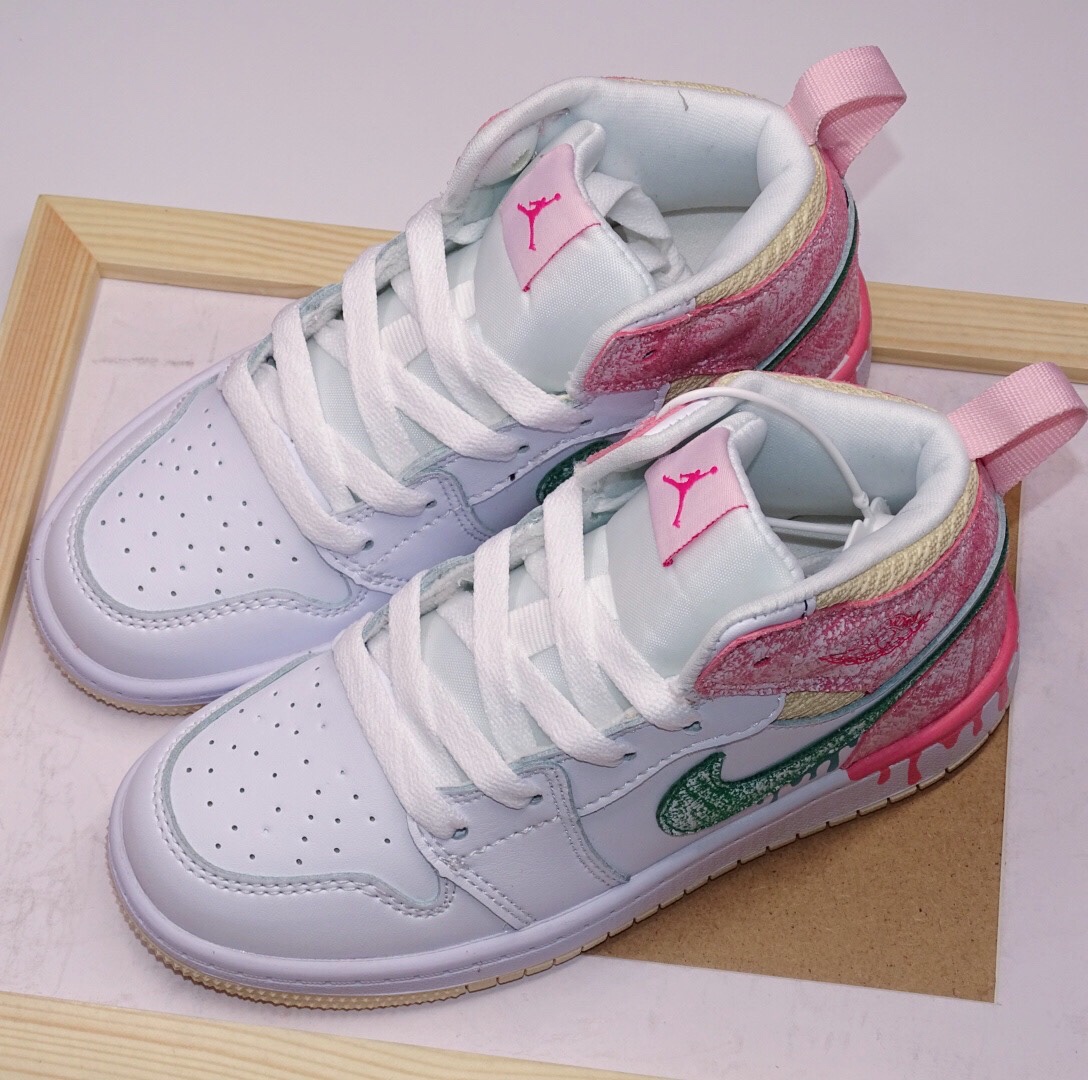 NK Jordanchild Childrens: Air Jordan 1 High Black Toe AJ1 Baby Head Pelt - 图片 7